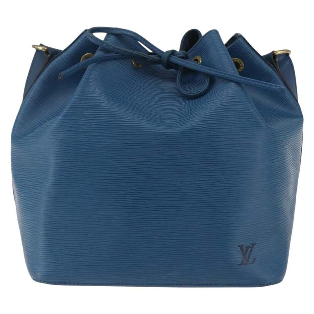 Louis Vuitton Epi Petit Noe Bucket Bag Blue